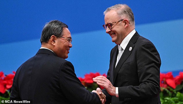 Prime Minister Anthony Albanese met with Chinese Premier Li Qiang in Shanghai on Sunday