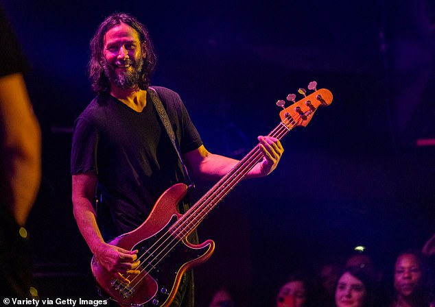 Music Man: Reeves of Dogstar performs at The Roxy in Los Angeles on July 18, 2023