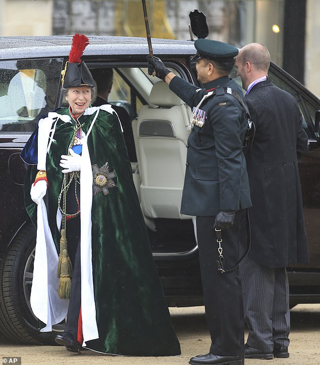 Britain's Princess Anne will arrive at Westminster Abbey for the coronation of King Charles III in London in May this year