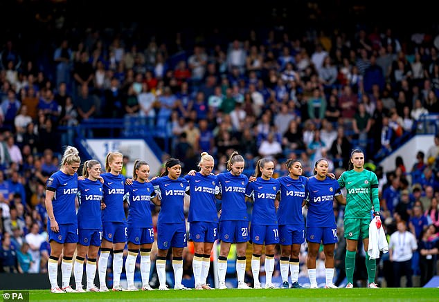 Chelsea ahead of their WSL upset against Aston Villa, they are currently top of the league