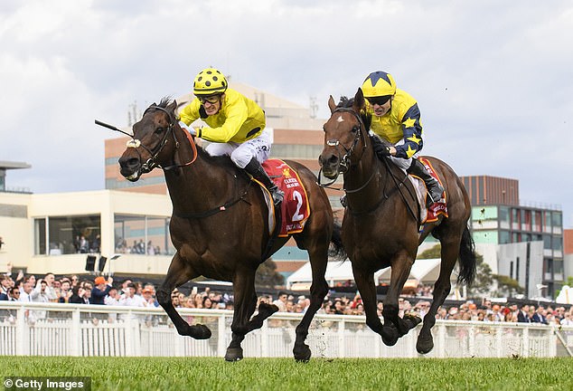 Zahra and Without a Fight took on Gold Trip at the Caulfield Cup in a memorable finish