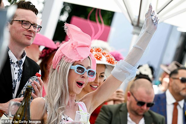 Thousands of partygoers turned up for the 2023 Melbourne Cup despite the threat of rain and thunderstorms on the day