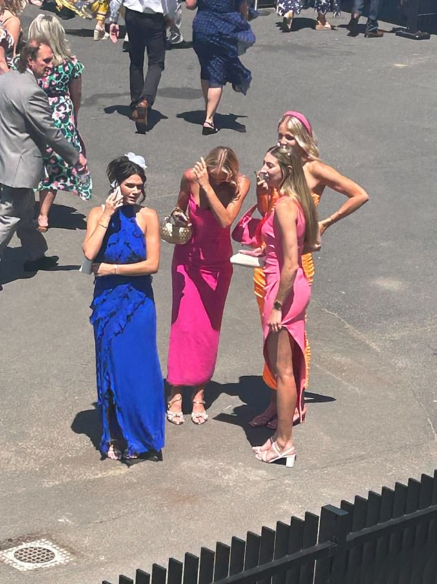 The busty blonde and her friends eventually made their way to the Birdcage to party with Australia's elite