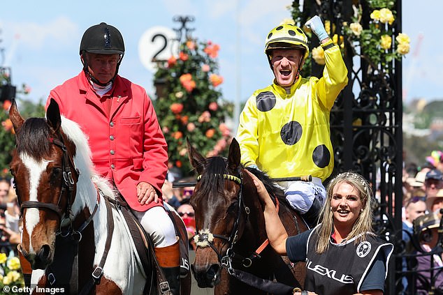 The win completed a Caulfield Cup-Melbourne Cup double for Without A Fight and Zahra