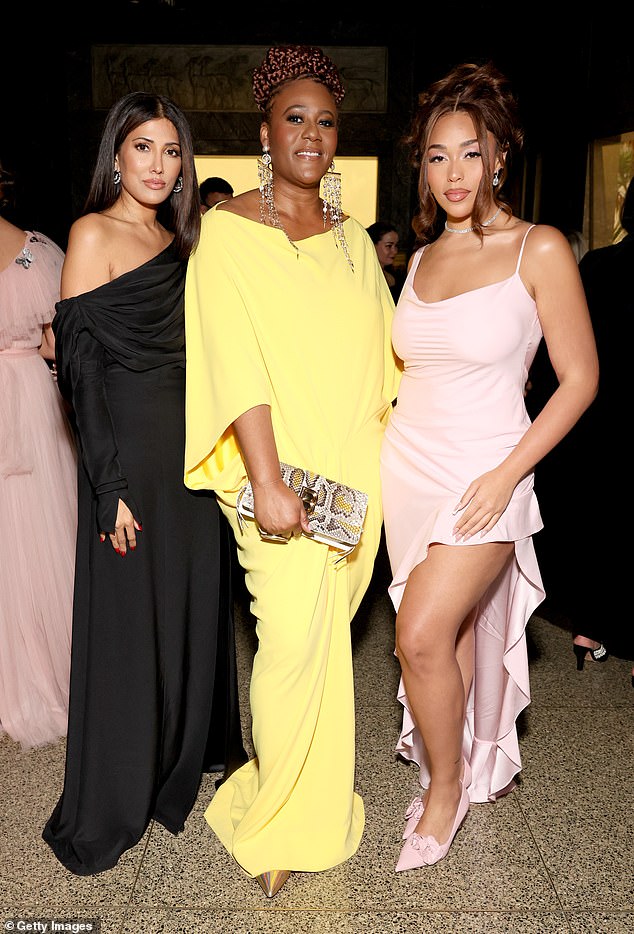 L-R: Azeeza Khan, CaSandra Diggs and Jordyn gathered for a photo