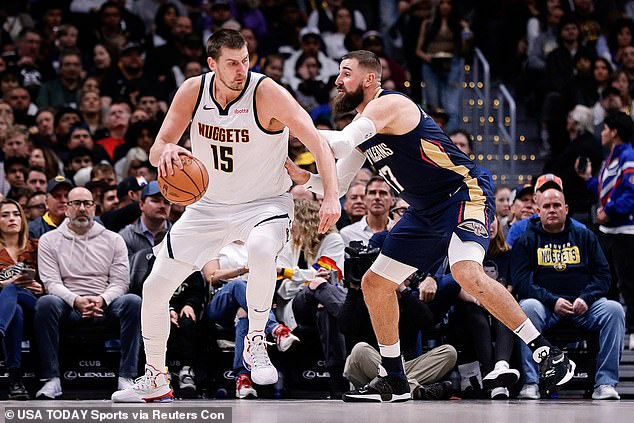 Jokic scored his 108th career triple-double in Denver's win over New Orleans to move into fourth place in the all-time rankings