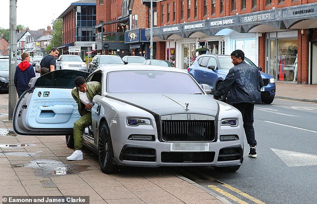 Rashford previously sailed close to the wind when he parked on double yellow lines during a shopping trip with Tyrell Malacia