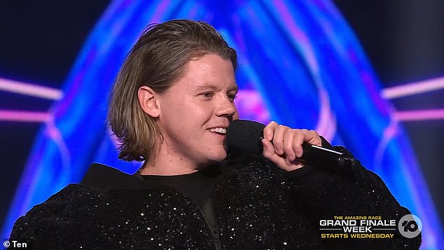 The costume included Conrad Sewell (photo)