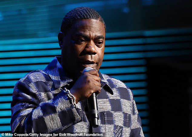 Comedian Tracy Morgan performed at the Stand Up For Heroes event last night