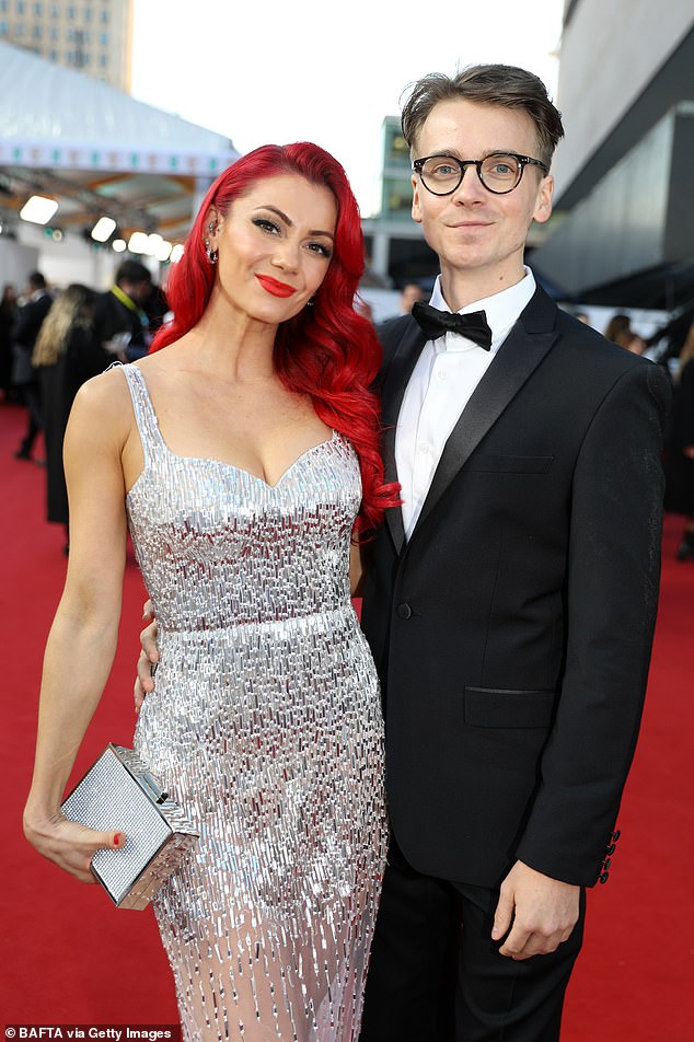 Down: Dianne has reportedly been 'hit hard' by the investigation into her five-year relationship with Joe Sugg due to her close relationship with Bobby (Dianne and Joe pictured in February)