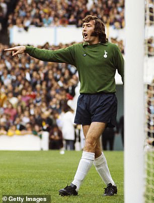 The Northern Ireland legend played 472 games for Tottenham between 1964 and 1977