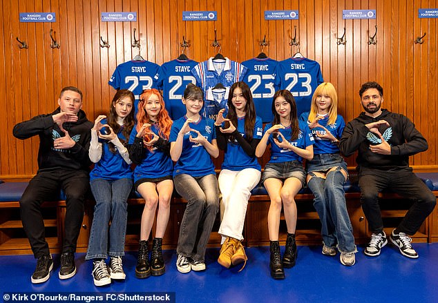 STAYC was joined on the stadium tour by Rangers support band Saint Phnx