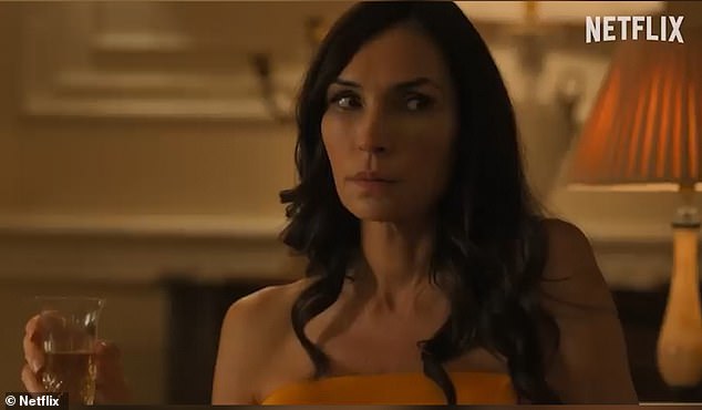 Mystery: Ex-Hollywood actress Katherine (Famke Janssen, photo) is left in hospital after being hit by a car – but how she ended up there is not so clear