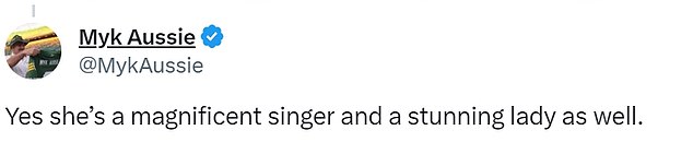 Some viewers watching at home were less than impressed with the pop star's rendition of her biggest hit, Born To Try.  But others loved it