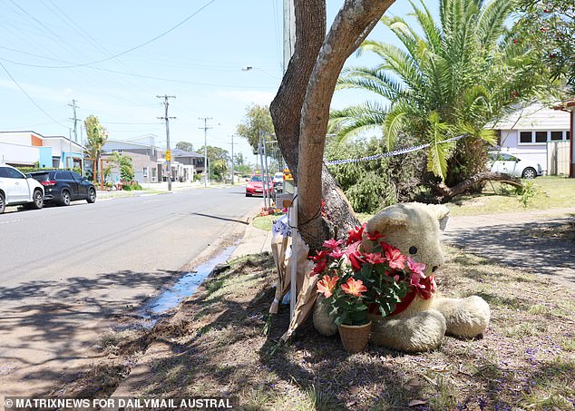 Community members paid tribute to the boys by placing flowers and stuffed animals at the scene