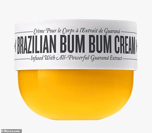 The Brazilian brand named the popular body lotion after the Portuguese word 'boom boom', which means 'buttocks' or buttocks