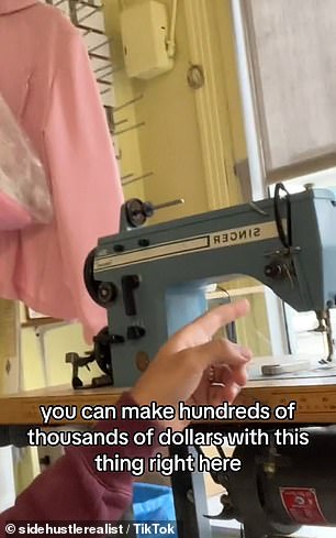 He launched the first option to become a seamstress or tailor and wondered: 'How many young people do you know who really want to become a seamstress or tailor?  It no longer exists'