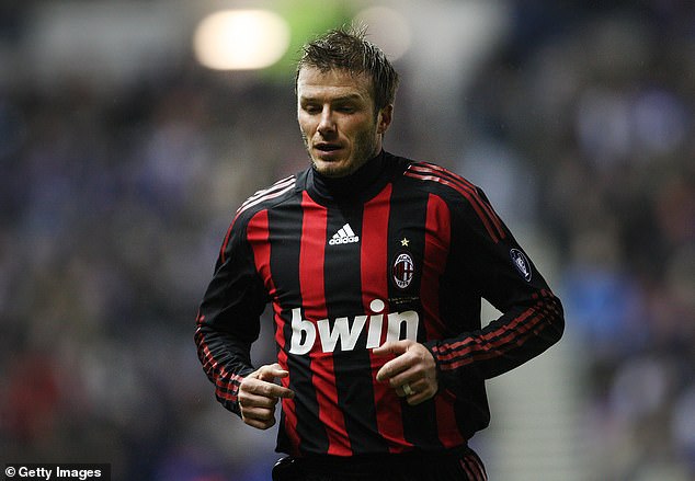 Beckham made 33 appearances for AC Milan, spread over two loan spells, while he was an LA Galaxy player