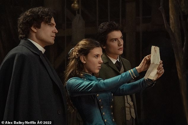 Sister: In the Enola franchise, Millie stars as the younger sister of detective Sherlock Holmes, played by Henry Cavill, who uses her own talents of deduction to solve mysteries