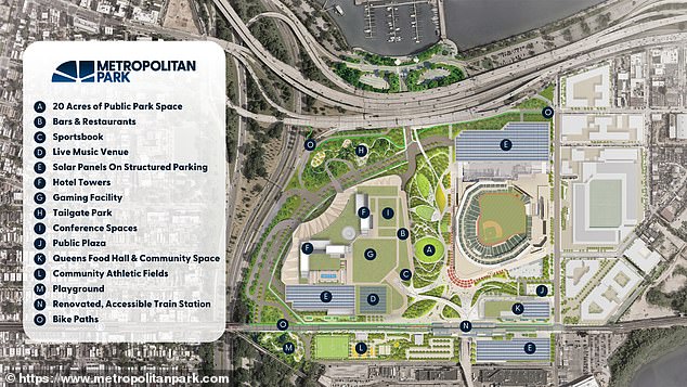 Metropolitan Park will include bars, restaurants, hotels, live music and of course a casino