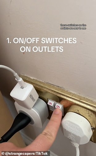 Molly believes the on and off switches on sockets are 'good for safety'