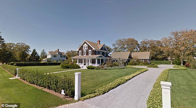 Water Mill, New York (pictured) also came in with a median home price of $4.5 million, taking sixth place