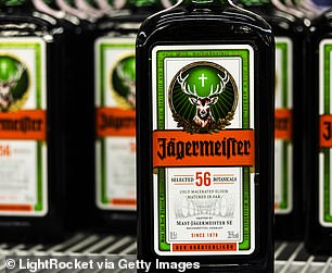 Jagermeister seen in the store