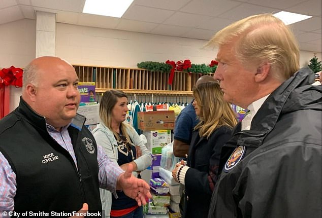 Copeland was a community pillar who was praised by then-President Donald Trump for his handling of a tornado in the area in March 2019