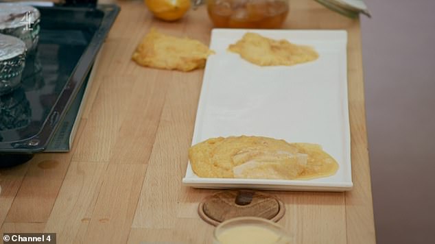 Undercooked disaster: some cakes barely stayed on the plate and were so raw they fell off the side