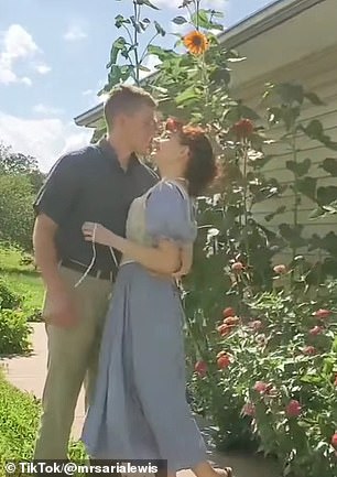 The couple now runs a farm and has no TV as they try to 'keep biblical womanhood alive'