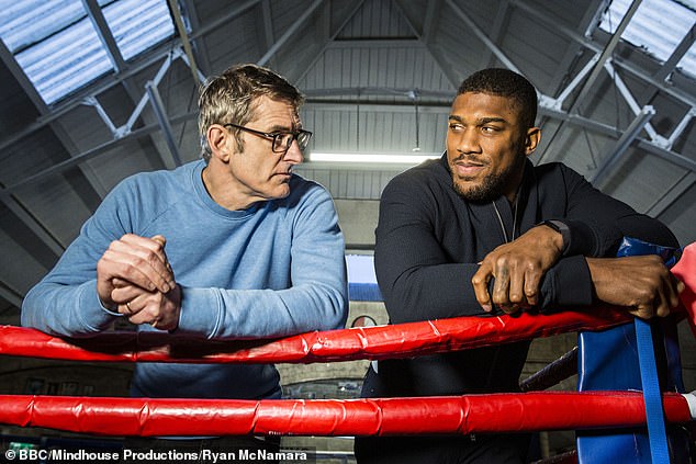 Theroux spoke to former world heavyweight champion Joshua for a special interview for the BBC