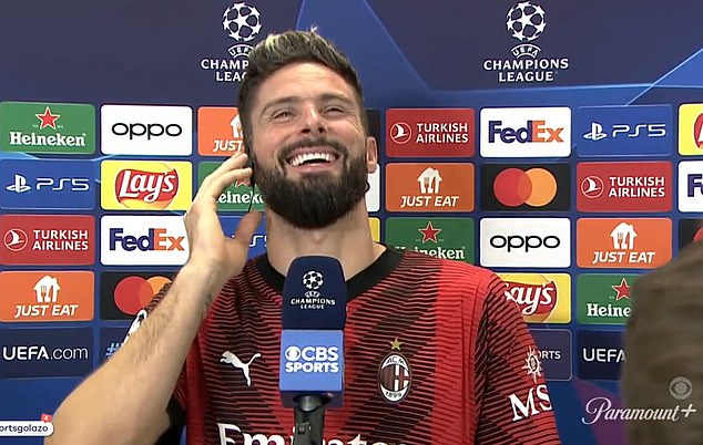 Giroud was asked if he was annoyed by Carragher's inability to pronounce his name correctly