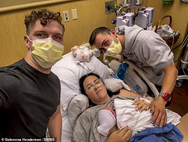 Sabreena Henderson, 30, wanted to help her brother, Shane Petrie, 33, and his husband, Paul, 37, start his family — so she became their surrogate