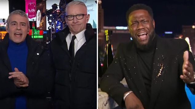 Unhappy: Guest Kevin Hart was unhappy with the no alcohol rule during the 2022/2023 broadcast.  I'm going to try, because you've been fooled!'  he told them.  CNN has not commented on Andy's request