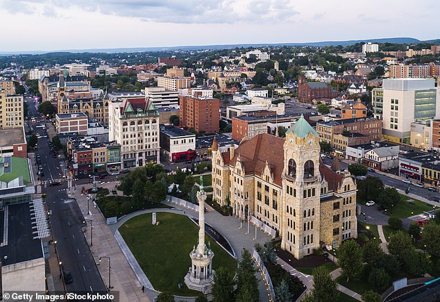 Scranton – known for the TV series The Office – also made it into the top ten