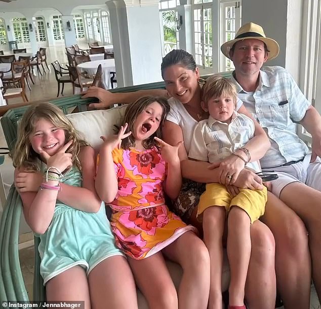 Jenna and her husband of 15 years, Henry Hager, are parents to three children: Mila, ten, Poppy, eight, and Hal, four