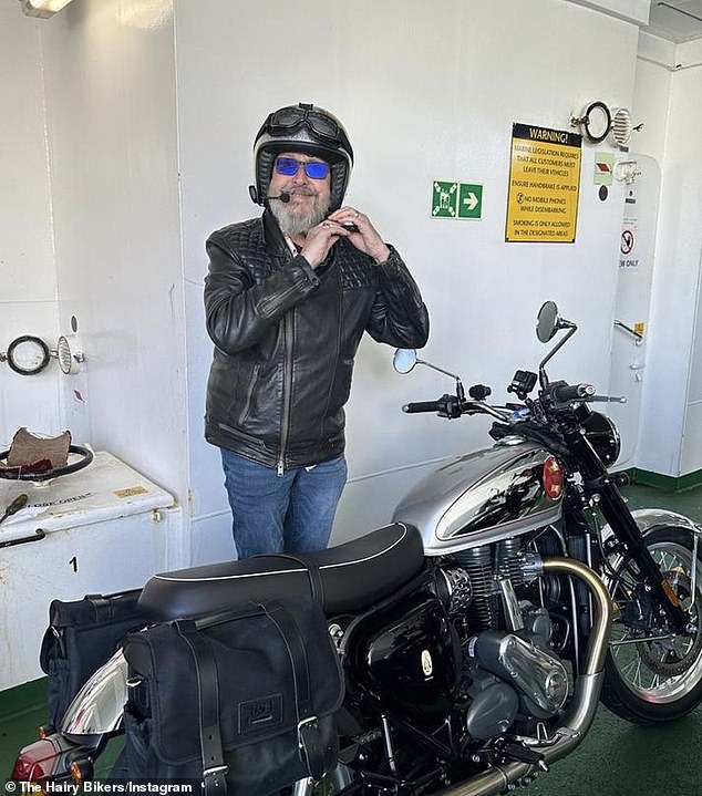 Milestone: Dave recently described the tearful moment he got back on his motorcycle for the first time since his cancer diagnosis