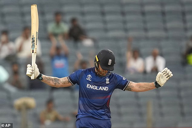 Stokes celebrated his century as England posted 339 for nine innings at first against the Dutch