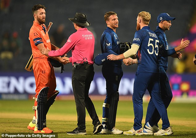 The 160-run win provided some relief for captain Jos Buttler (centre) after five straight defeats