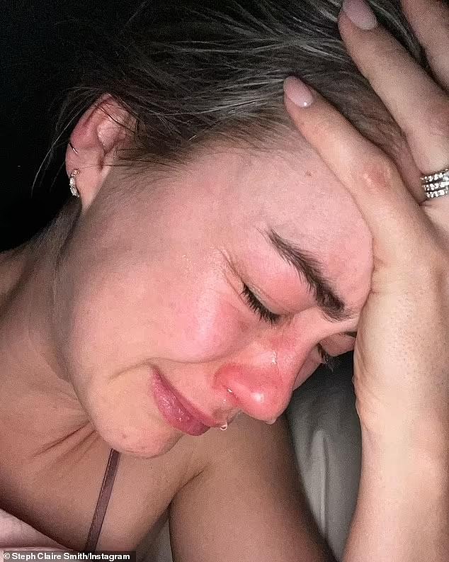 The fitness influencer, 29, posted a photo of herself on Instagram looking tired and exhausted and captioned it with some heartbreaking words