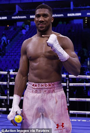However, some boxing fans will be disappointed as they want to see American heavyweight Anthony Joshua (above) next