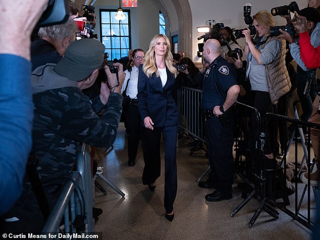 The 42-year-old said she has not worked for her father's business empire since 2017 and detailed her involvement in a $150 million golf course in Miami in a calm and collected appearance on the stand in the New York fraud trial on Wednesday.