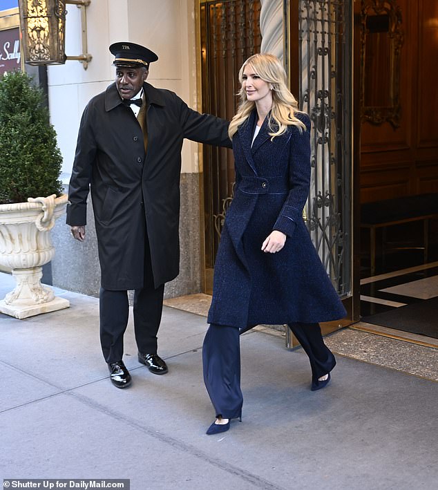 The former first daughter smiled as she walked out of her Park Avenue apartment, anticipating her impressive testimony that could make or break the fraud case