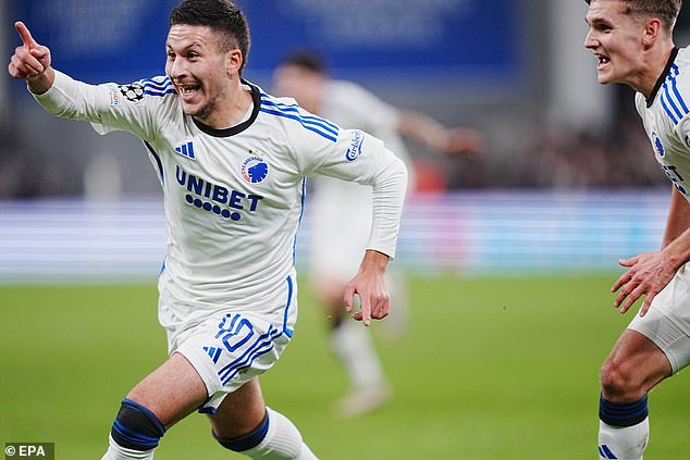 17-year-old Roony Bardghji came off the bench to score a late winner for the hosts in Denmark