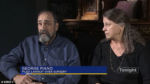 Mr. Piano and his wife Betsy say they now receive weekly physical therapy visits and home nursing visits because of Mr. Piano's condition