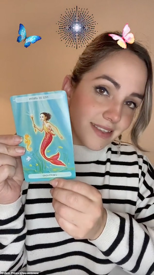 Paulina Martinez, 36, is an artist, holistic therapist and content creator – who also dabbles in tarot card readings on her TikTok