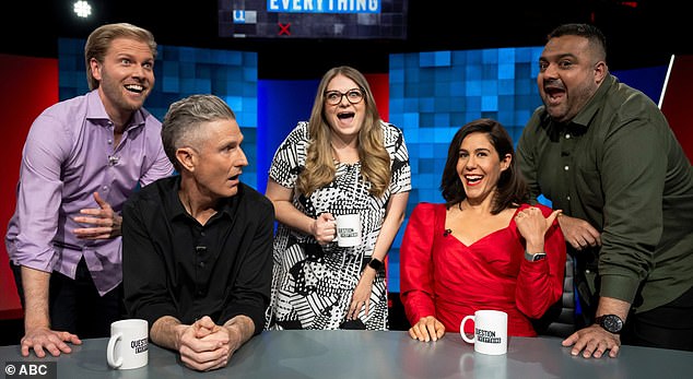 The ABC had a strong win with their new panel comedy Question Everything, hosted by Wil Anderson.  The show scored a whopping 429,000 fans in major urban centers (pictured)