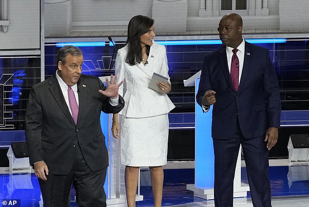 Haley was challenged on abortion by Tim Scott (R)