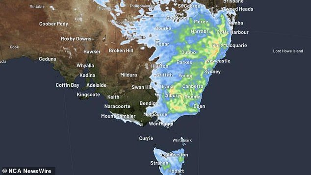 Major thunderstorms are already starting to affect northeastern Victoria and southern NSW.  Photo: WeerZone