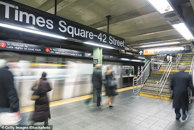 Rote's target Matthew Roesch has previously been arrested for stealing service at the Times Square-West 42nd Station stop on September 18